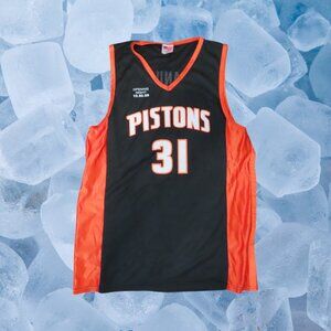 Detroit Pistons Opening Night Jersey 10-09-09 Charlie Villanueva Size Large